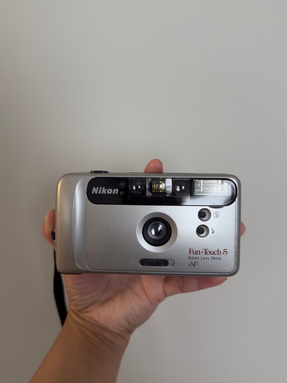 Nikon Fun Touch 5 Silver Compact Film Camera